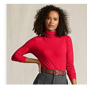 Elegant Red Long Sleeve Women's Top